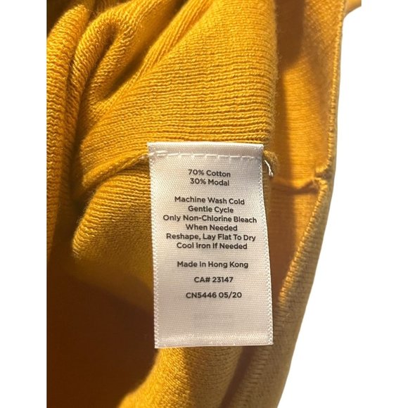 📚 Talbots •Mustard Modal Blend Top •Size XL - Picture 5 of 7